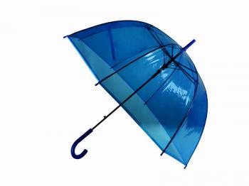 Prùhledný deštník